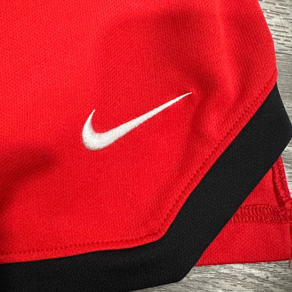 Nike Men’s Extra Large Red White Swoosh Dri-Fit Active Gym Running Short, Sz XL. - Picture 4 of 11